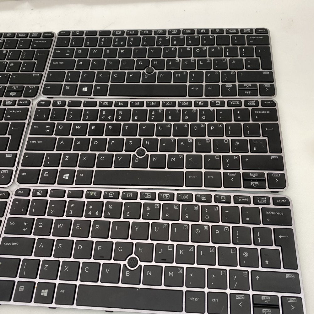 Lot of 6 HP EliteBook 820 G3 UK QWERTY Keyboards TrackPoint Parts
