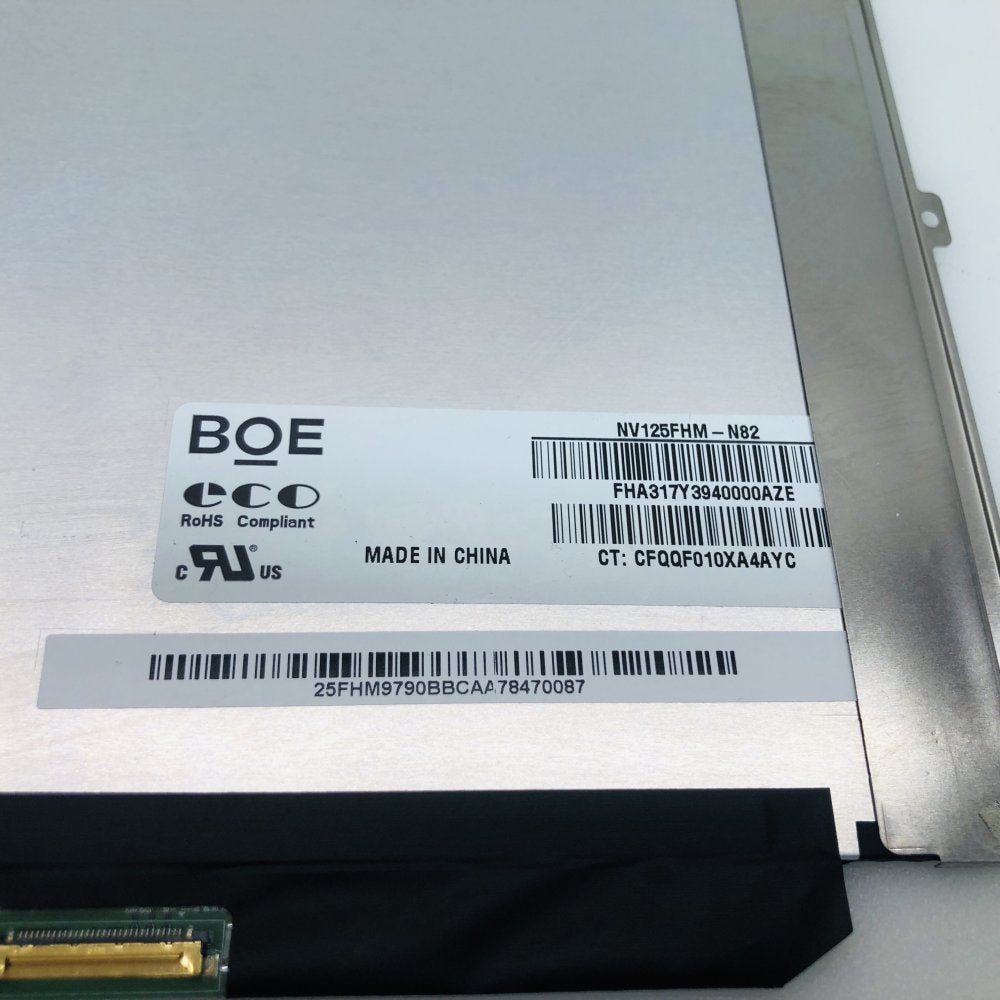 Genuine HP EliteBook 820 G3 12.5" LCD Screen Replacement Panel OEM Used