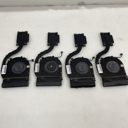 Lot of 4 HP EliteBook 820 G3 Laptop CPU Cooling Fan Heatsink