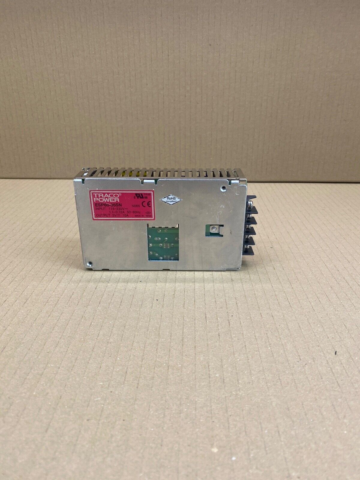 Industrial High Reliability Power Supply, Traco ESP 60-05SN 60W 5V Unit