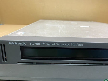 Tektronix TG700 TV Signal Generator Platform Mainframe - Used