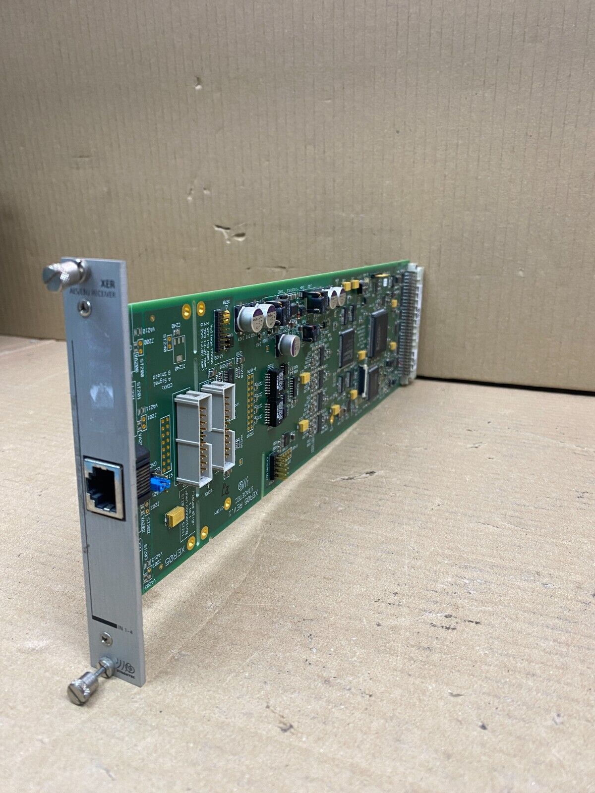 NEXUS Input Board 4-Port AES3 XER-R Pro Audio Network Studio Broadcast