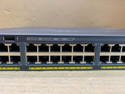 Enterprise Gigabit PoE+ Switch, Cisco Catalyst WS-C2960X-48FPD-L, 48 Ports