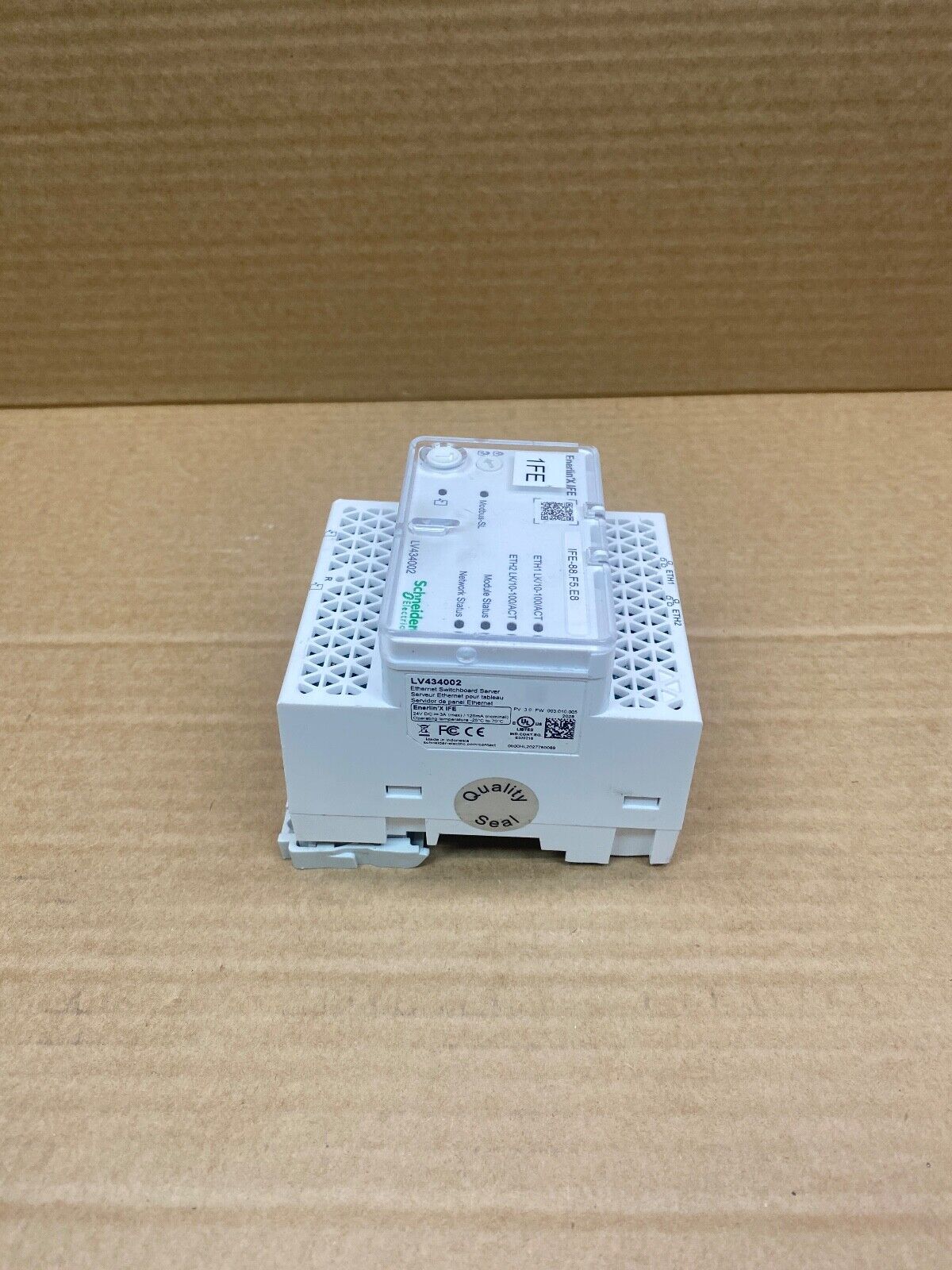 Industrial TCP Modbus Ethernet Module Schneider Enerlin'X IFE DIN Rail