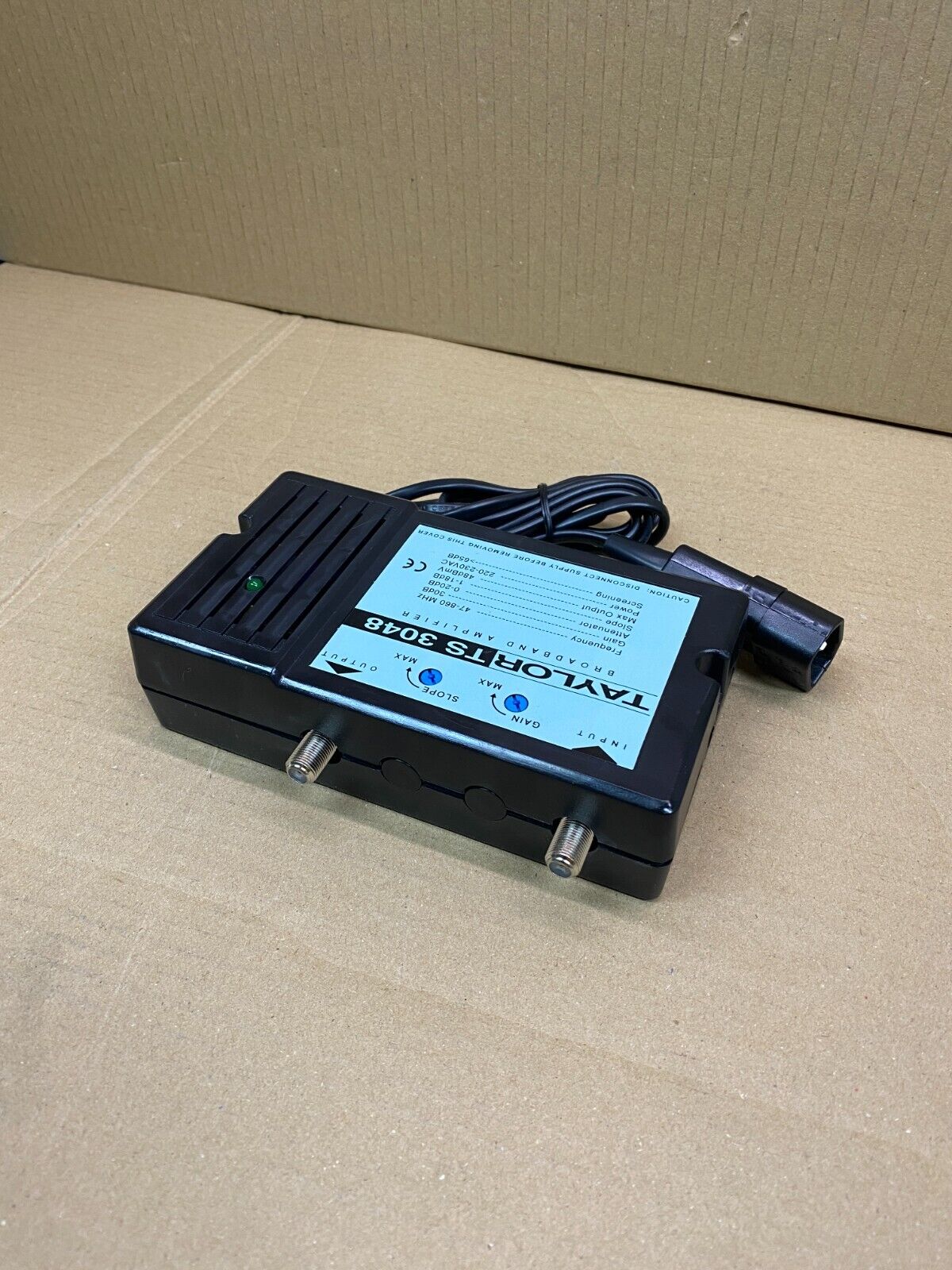 Broadband Amplifier 47-860Hz Taylor TS 3048 Rack-Mount Ethernet Input