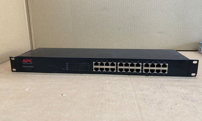 APC 24-Port 10/100 Ethernet Switch AP9224110, Rack-Mountable Network