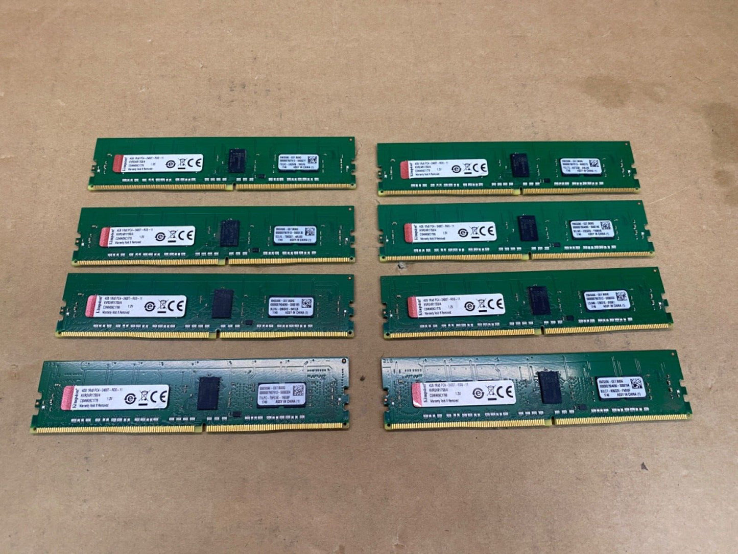 ECC Server RAM Kingston 32GB DDR4 2400MHz PC4-19200 8x4GB ECC DIMM