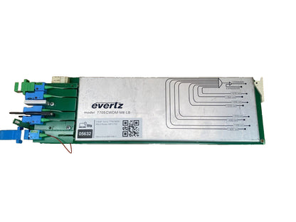 Broadcast Fiber Multiplexer Evertz 7706CWDM-M8LB 16 Channels CWDM Module
