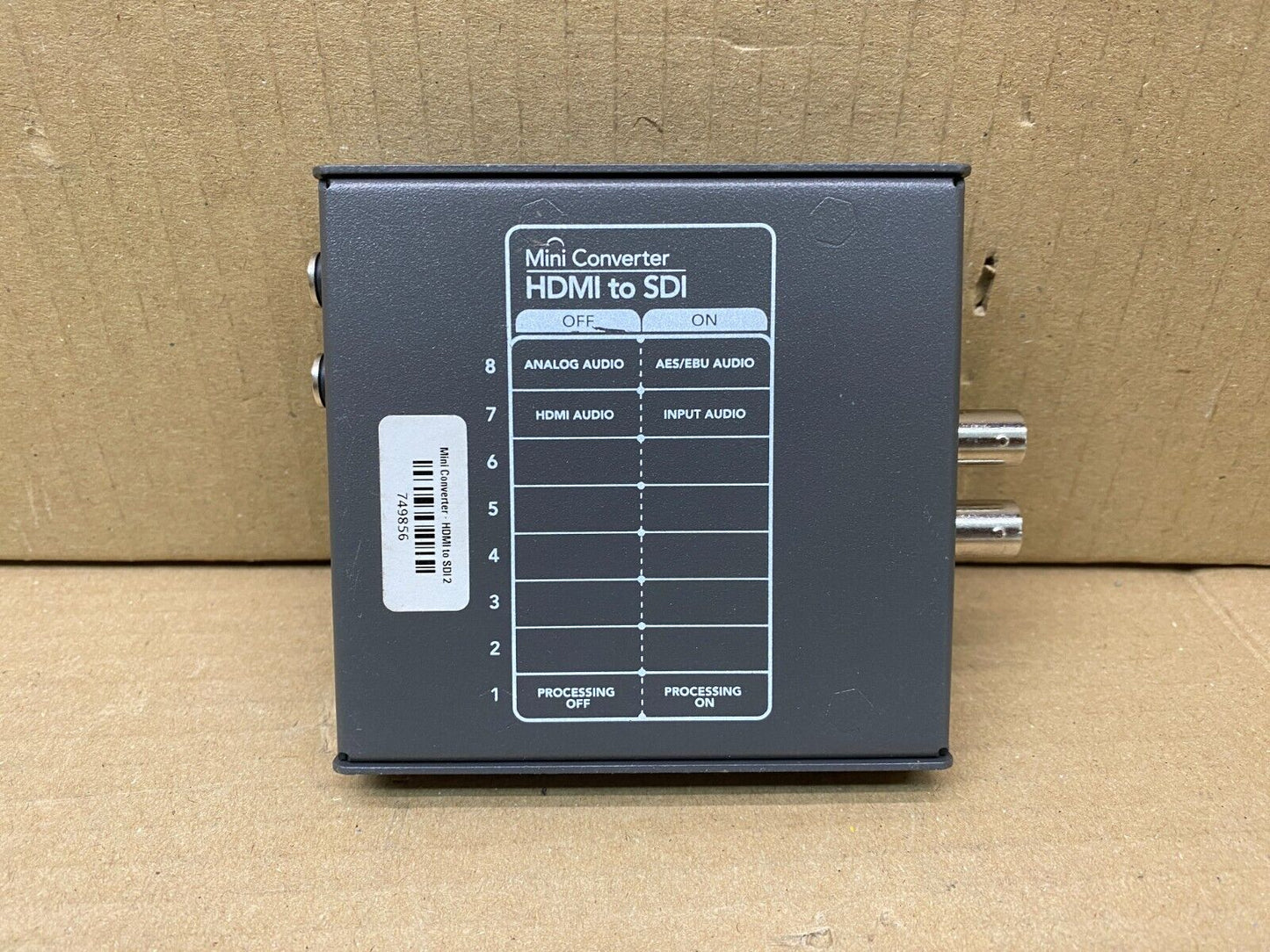 Broadcast HDMI to SDI Converter, Blackmagic 1080p60, Pro Output Gear