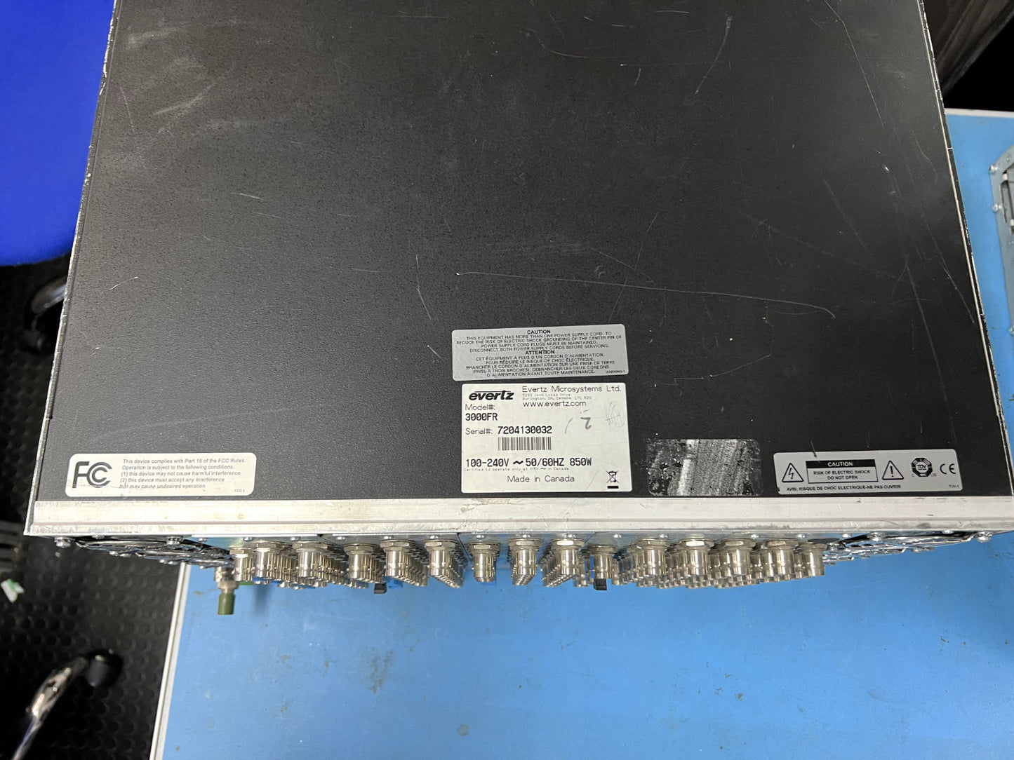 Broadcast Multi-Image Processor HD Frame Evertz 3000FR 3RU SDI 1080p