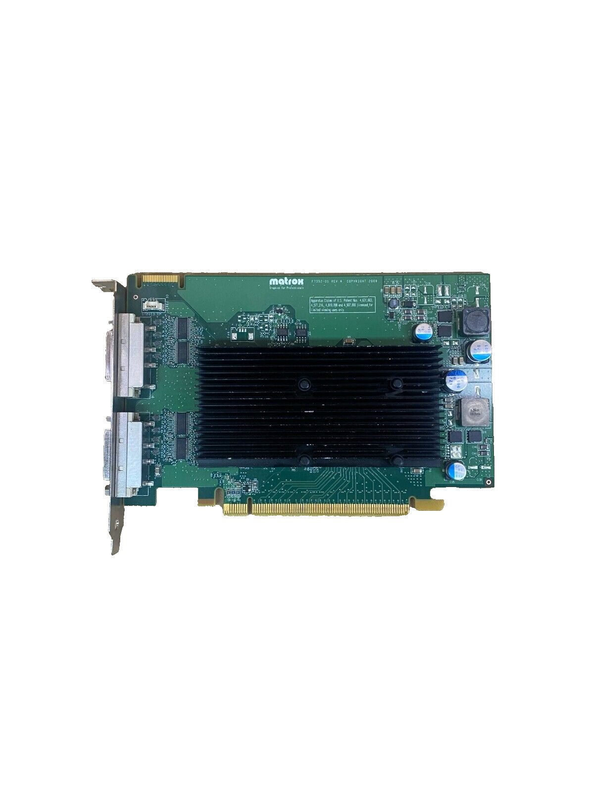 Professional Graphics Card Matrox M9125 512MB DVI PCIe High Performance