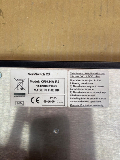 ServSwitch CX Remote USB KVM Black Box KV0424A-R2 16-Port Rackmount
