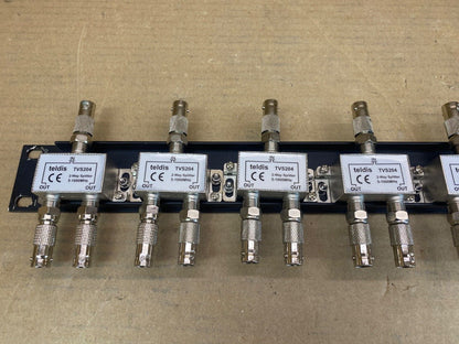 Durable 2-Way TV Cable Splitter 5-1000MHz Low Signal Loss Coaxial