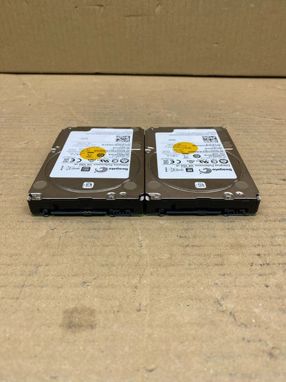 Seagate 1.2TB 10K RPM HDD SAS Enterprise 2.5" Server Storage Lot of 2
