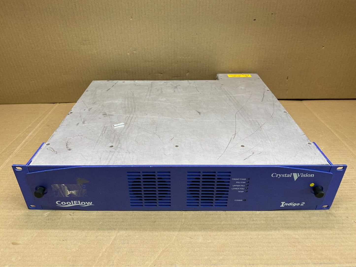 Crystal Vision Indigo 2 2U Rackmount Frame Dual PSU Broadcast Chassis