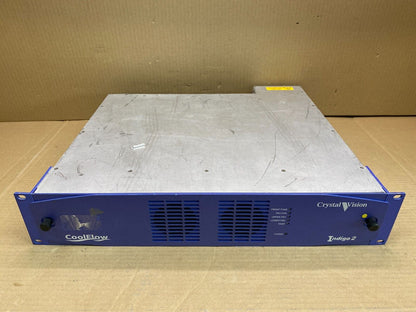 Crystal Vision Indigo 2 2U Rackmount Frame Dual PSU Broadcast Chassis