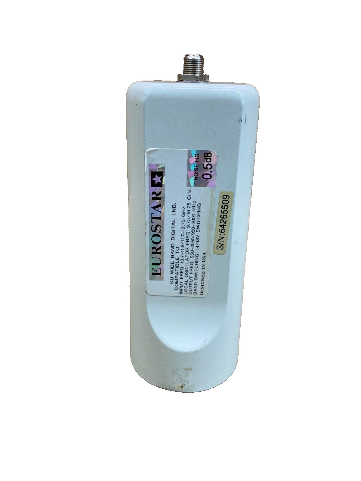 Dual Output HD Satellite LNB, Eurostar KU Wide Band Digital, 1080p Ready