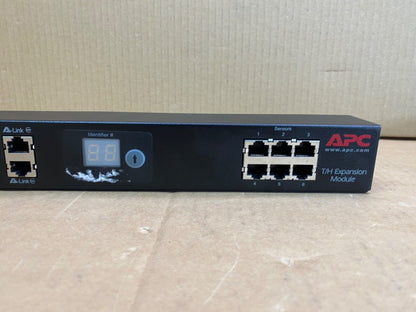 Data Center Temp Humidity Sensor APC NetBotz AP9341 ZeroU Ethernet