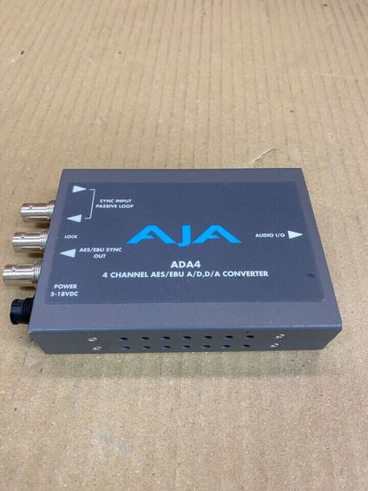 Broadcast Bi-Directional Audio A/D D/A Converter AJA ADA4 XLR 1080p