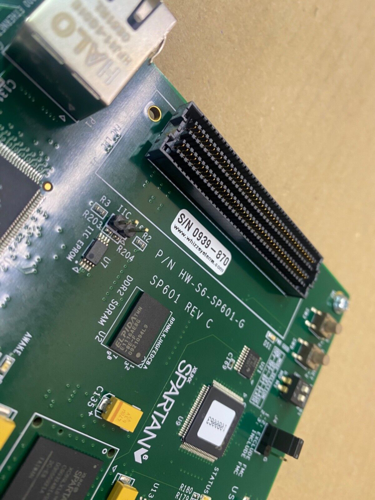 Evaluation Kit Xilinx Spartan-6 SP601 HDMI FPGA Board 1080p Support