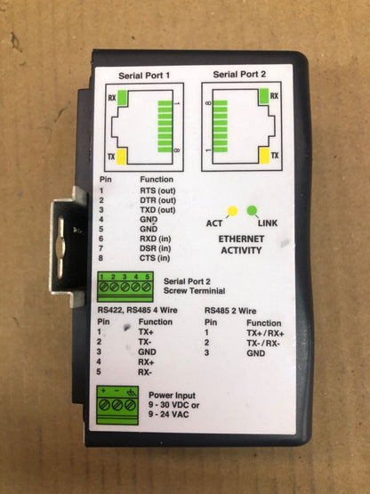 Industrial Device Server Lantronix XPress DR+ Ethernet Remote Management