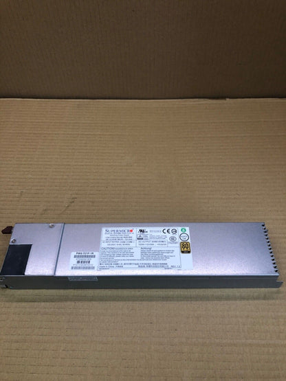 Supermicro PWS-721P-1R 720W 1U Redundant Power Supply Rackmount Server