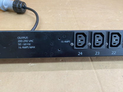 Rack PDU Zero U Ethernet - APC AP7954 24 Outlets Green Networking - FULLY TESTED
