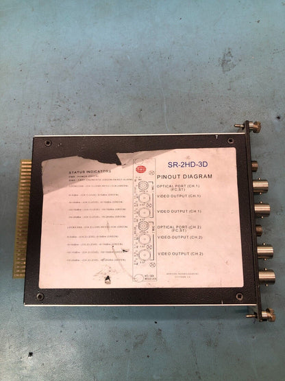 Broadcast Optical HD SDI Receiver Meridian SR-2HD-3D Pro 2-Ch 1080p