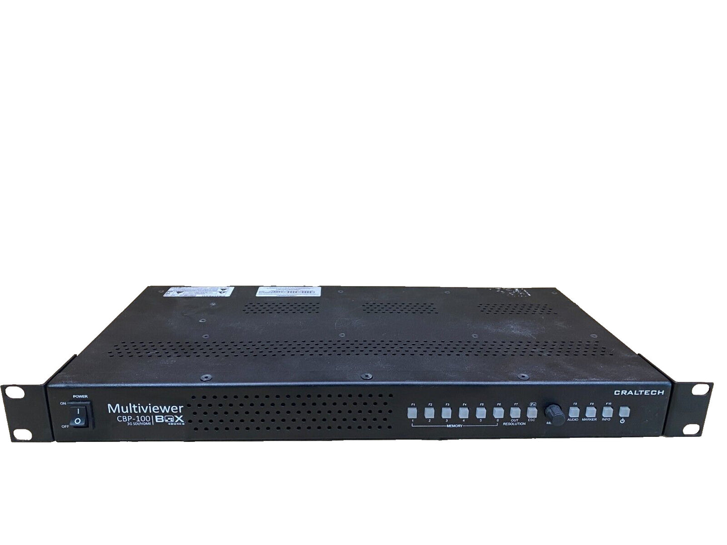Broadcast Multiviewer SDI HDMI Craltech CBP-100 Rack-Mount 4K UHD