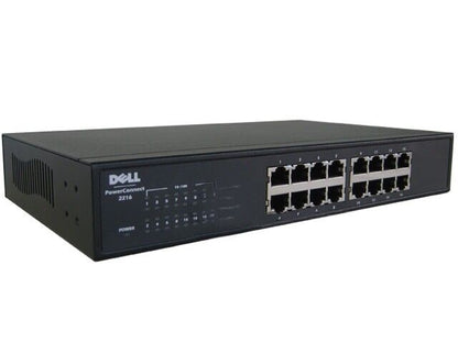 Dell PowerConnect 2216 16-Port Unmanaged Ethernet Switch Rack-Mount