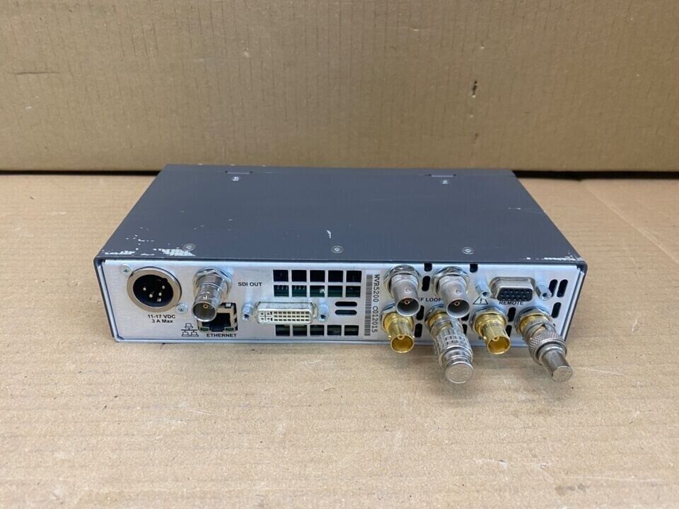 Broadcast HD SD Rasterizer 3G SDI DVI Ethernet USB Headphone Tektronix WVR5200