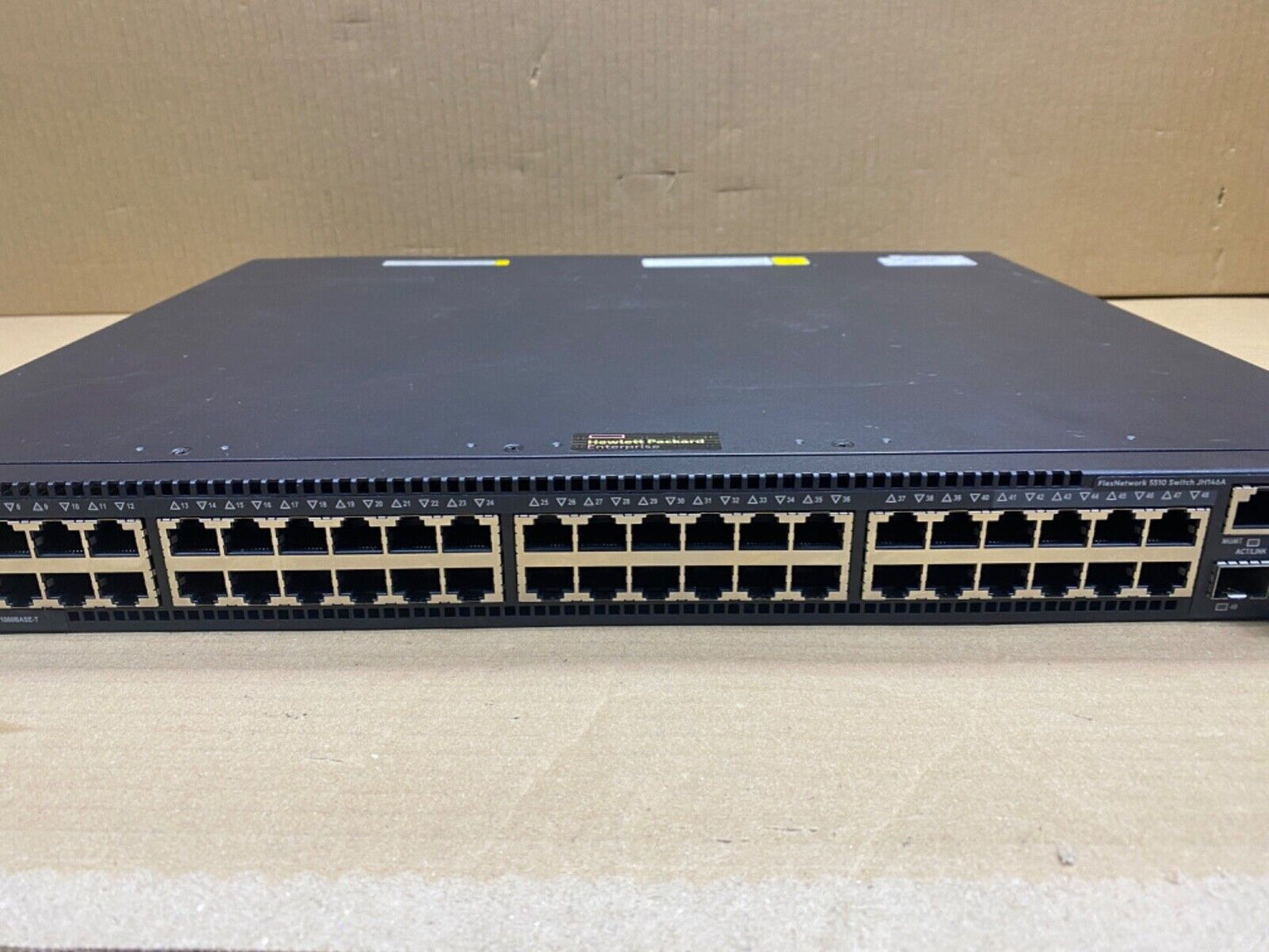 Managed Gigabit Ethernet Switch, HPE 5510 JH146A, 48-Port RJ45, 1U Rack-Mount