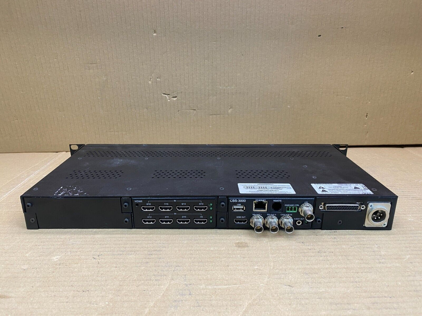 Broadcast Multiviewer SDI HDMI Craltech CBP-100 Rack-Mount 4K UHD