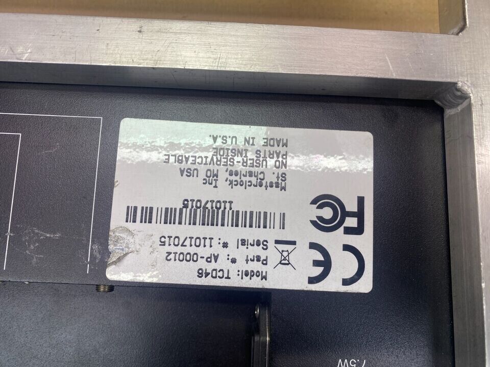 Industrial Time Synchronization LED Clock Masterclock TCD 46 4-inch Display