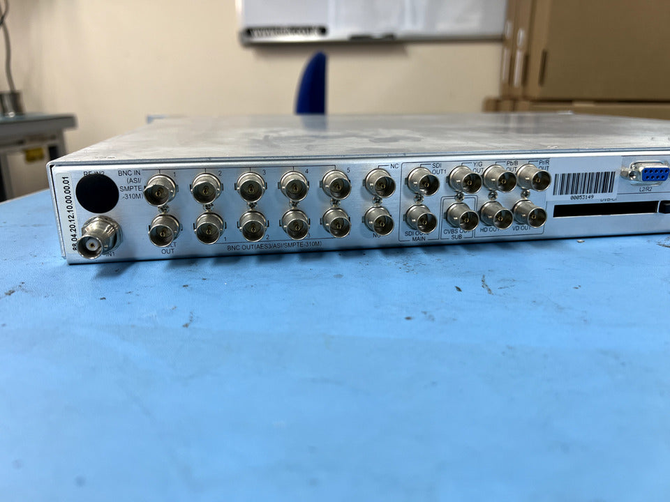 Professional Dual Input Digital TV Receiver ASI Teleview TLV400S Broadcasting