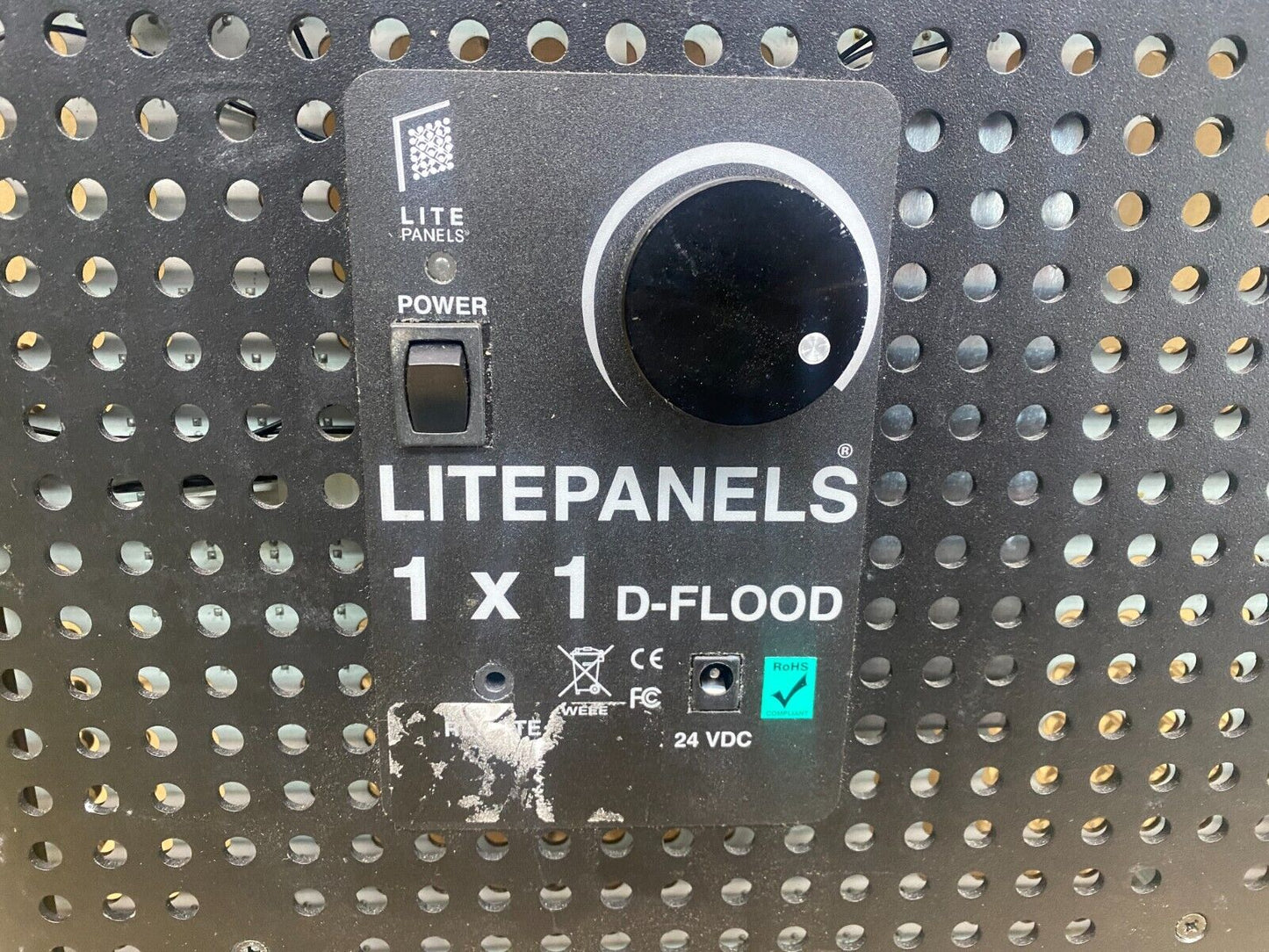 LED Studio Light Litepanels 1x1 5600K Dimmable V-Mount No PSU, 50° Beam