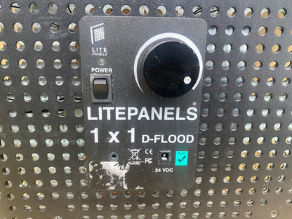 LED Studio Light Litepanels 1x1 5600K Dimmable V-Mount No PSU, 50° Beam