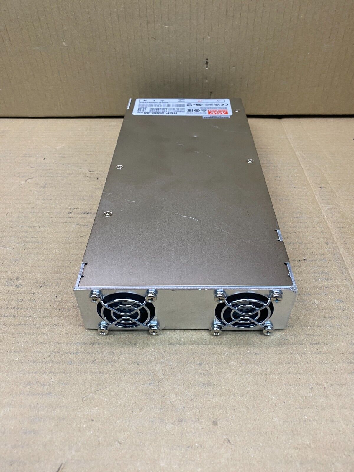 MEAN WELL RSP-2000-48 2000W 48V Power Supply PFC Compact 1U Design