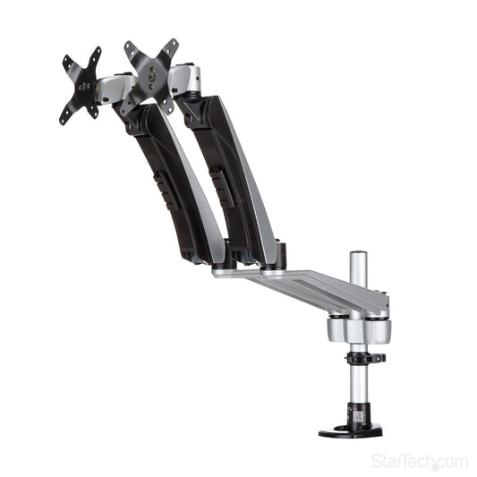 StarTech Full-Motion Articulating Desk Monitor Arm, Stackable Design