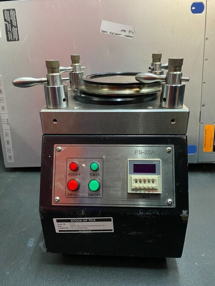 Professional Fiber Optic Polishing Machine FS-20A 40 Connectors 2100GBP