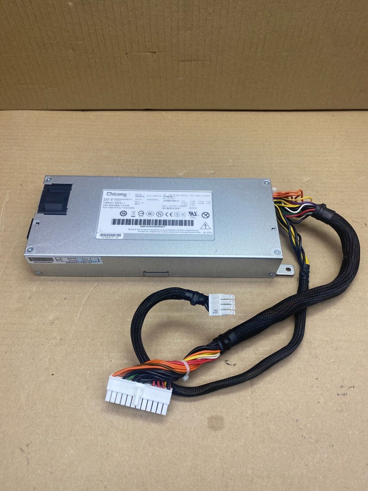 Industrial Power Supply 400W Chicony S10-400P1A Ethernet Module Rack-Mount