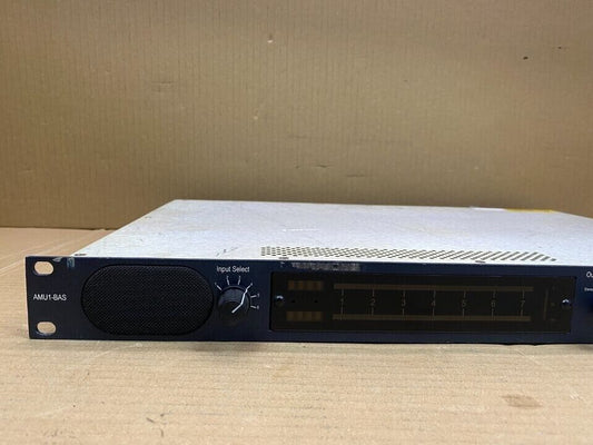 Broadcast Audio Monitor Unit TSL Stereo Rack-Mount, Analog/Digital Input
