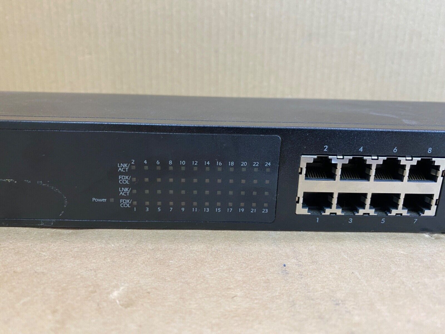 APC 24-Port 10/100 Ethernet Switch AP9224110, Rack-Mountable Network