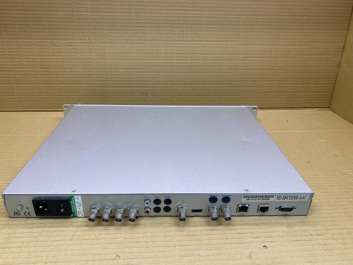 Broadcast HD MPEG-4 AVC Encoder DVEO HCoder ASI IP Ethernet 1080p Pro
