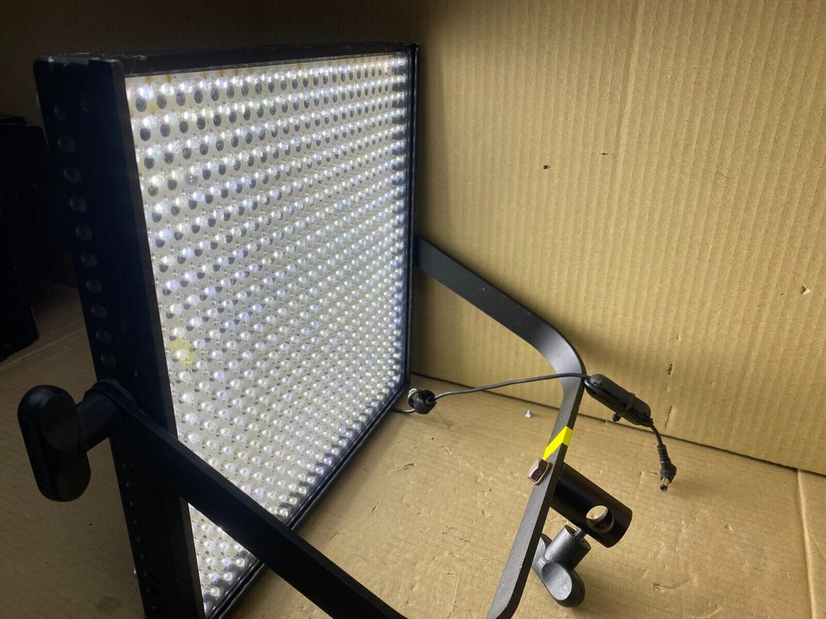 Litepanels 1x1 Flood LED Light 50° 5600K Gold Mount Battery Studio Kit