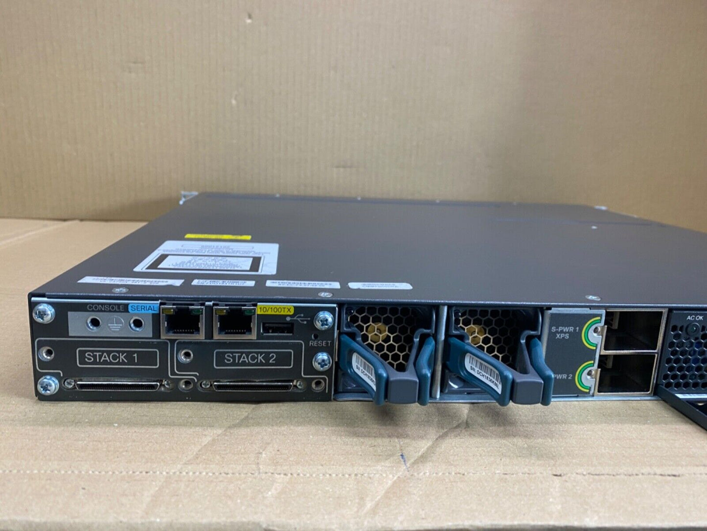 Cisco Catalyst 3750-X 48-Port PoE+ Stackable Gigabit Ethernet Switch