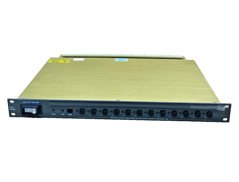 Broadcast Ethernet Power Manager TSL MDU12-PM 12x IEC SNMP Alerts