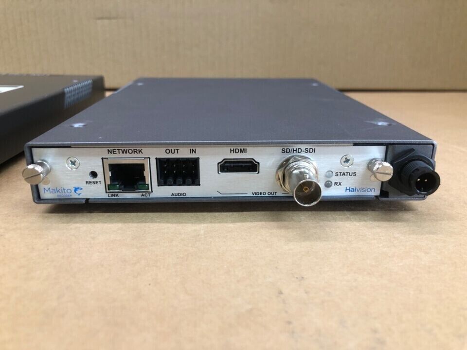 Broadcast H.264 Encoder/Decoder, Haivision Makito, SDI HDMI Model F-292-1