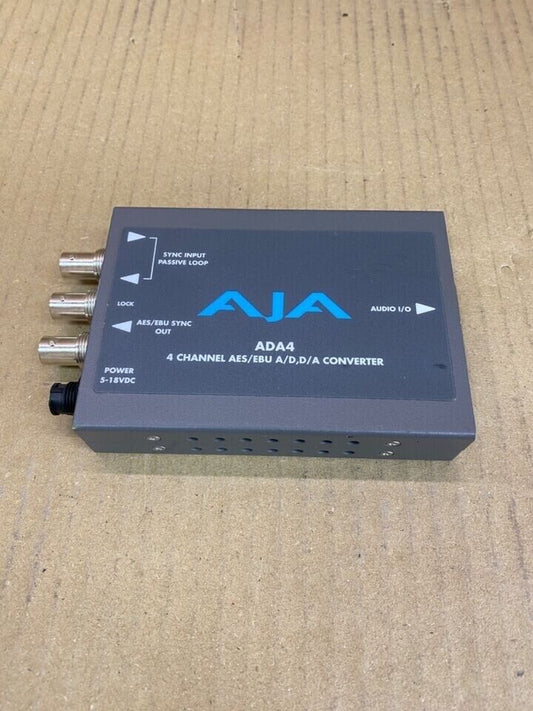 Broadcast Bi-Directional Audio A/D D/A Converter AJA ADA4 XLR 1080p