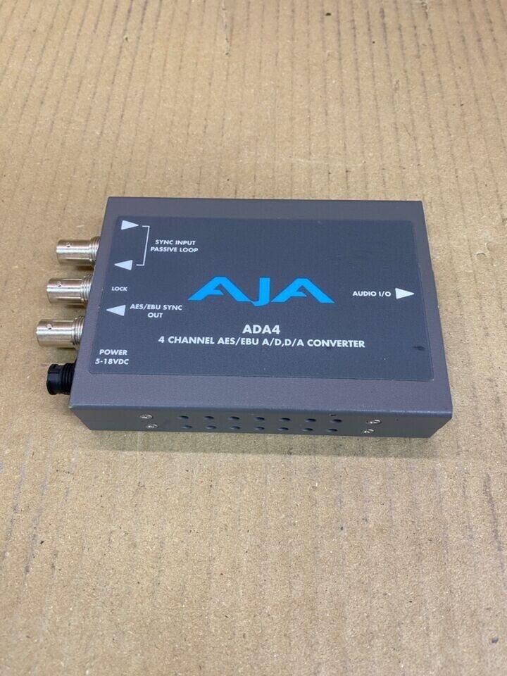 Broadcast Bi-Directional Audio A/D D/A Converter AJA ADA4 XLR 1080p